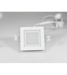 LED-панель Luxel со стеклянным декором 96*96*30мм 6W