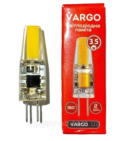 LED лампа VARGO G4 3.5W 4000K AC 12V