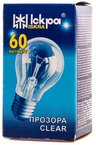 Лампа розжарювання ІСКРА 60Вт