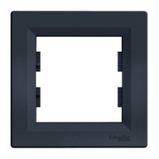 Рамка Schneider Asfora 1-я антрацит