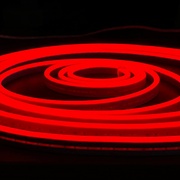 Светодиодный неон 12V 6х12мм RED IP68 (шаг порезки 10мм)