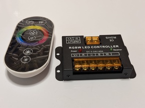 Контроллер Led-One RGBW 40А 5-24V черный пульт