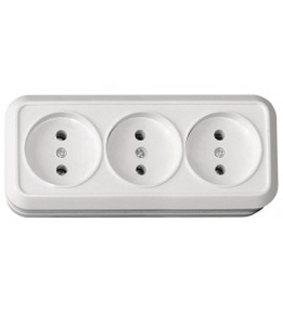 Потрійна Розетка Luxel OPERA