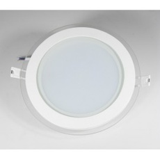 LED-панель Luxel со стеклянным декором d200 * h38мм 18W