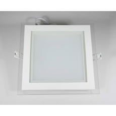 LED-панель Luxel со стеклянным декором 200*200*34мм 18W