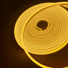 
                        Светодиодный неон 12V 6х12мм теплый белый IP68