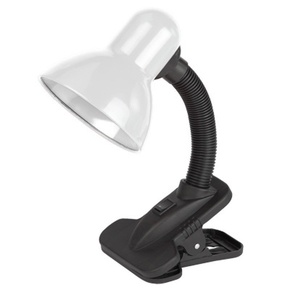 Настольная лампа Lemanso (прищепка) E27 белая
