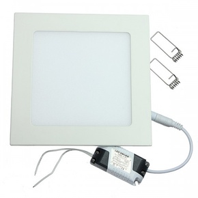 Светодиодный светильник LEDEX, квадрат, 12W 6500К
