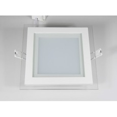 LED-панель Luxel со стеклянным декором 160*160*34мм 12W