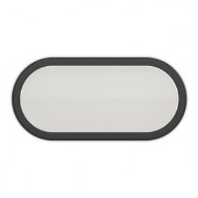 Світильник Світлодіодний Накладний Electrum Oval-12 12W 6500К IP54 Чорний