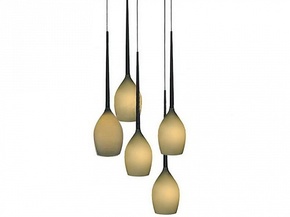 Люстра AZZARDO IZZA 5 pendant olive MD1288A-5OL