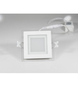 LED-Панель Luxel Зі Скляним Декором 96 * 96 * 30Мм 6W