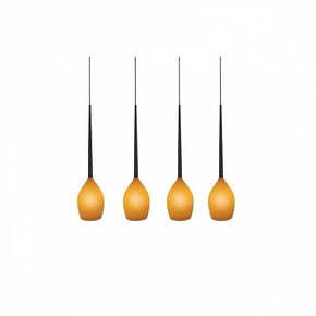 Подвесной светильник AZZARDO IZZA 4 pendant amber MD1288B-4AM