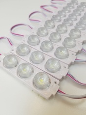 Світлодіодний торцевий модуль 3030-3 led 12В лінза бочка